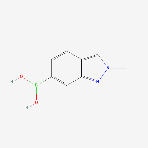 1001907-57-8 (2-Methyl-2H-indazol-6-yl)boronic acid chemical structure