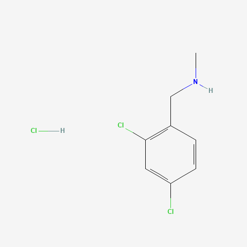 90389-07-4 1-(2,4-Dichlorophenyl)-N-methylmethanamine hydrochloride (1:1) chemical structure