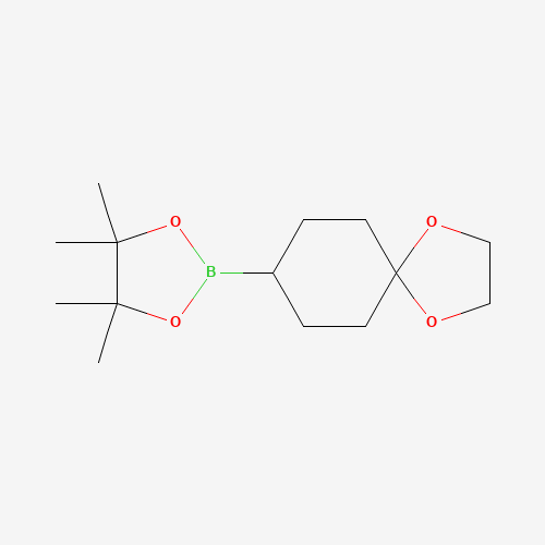 1106871-37-7 8-(4,4,5,5-Tetramethyl-1,3,2-dioxaborolan-2-yl)-1,4-dioxaspiro[4.5]decane chemical structure
