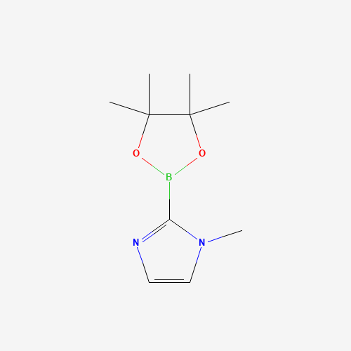553651-31-3 (2-hydroxy-1,1,2-trimethyl-propoxy)-(1-methylimidazol-2-yl)borinic acid chemical structure