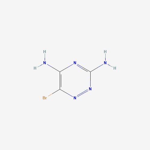 104405-59-6 6-BROMO-1,2,4-TRIAZINE-3,5-DIAMINE chemical structure