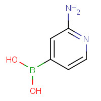 903513-62-2 (2-AMINO-4-PYRIDYL)BORONIC ACID chemical structure