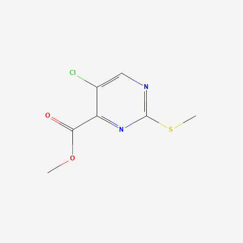 79686-03-6 methyl 5-chloro-2-methylthiopyrimidine-4-carboxylate chemical structure