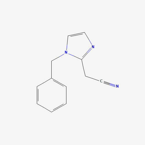 21125-22-4 (1-benzyl-1H-imidazol-2-yl)acetonitrile chemical structure