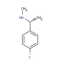 672906-68-2 (1R)-1-(4-Fluorophenyl)-N-methylethanamine chemical structure