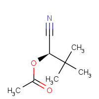 126567-38-2 (1R)-1-Cyano-2,2-dimethylpropyl acetate chemical structure