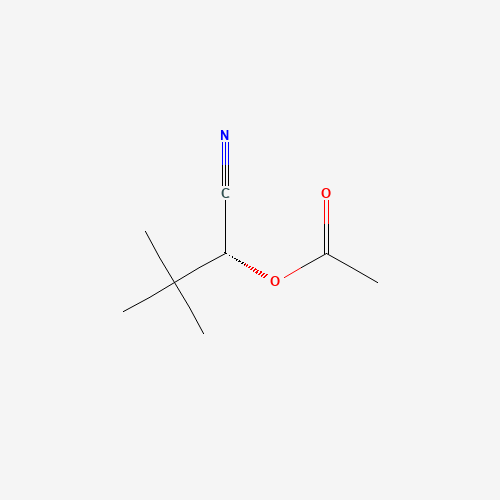 126567-38-2 (1R)-1-Cyano-2,2-dimethylpropyl acetate chemical structure