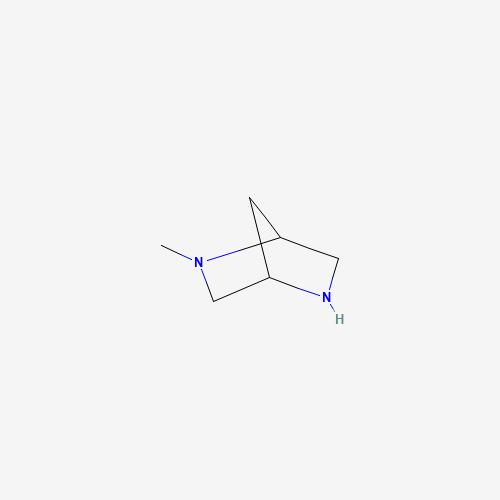 59436-77-0 (1R,4R)-2-methyl-2,5-diazabicyclo[2.2.1]heptane chemical structure
