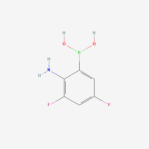 1072952-15-8 (2-Amino-3,5-difluorophenyl)boronic acid chemical structure