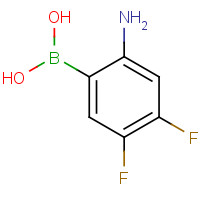 1072952-14-7 (2-Amino-4,5-difluorophenyl)boronic acid chemical structure