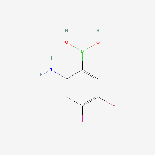 1072952-14-7 (2-Amino-4,5-difluorophenyl)boronic acid chemical structure