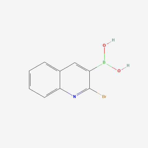 745784-05-8 (2-Bromoquinolin-3-yl)boronic acid chemical structure