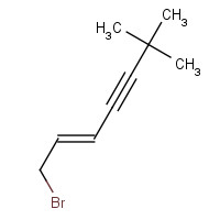78629-21-7 (2E)-1-Bromo-6,6-dimethylhept-2-en-4-yne chemical structure
