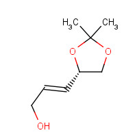 79060-23-4 (2E)-3-[(4S)-2,2-Dimethyl-1,3-dioxolan-4-yl]-2-propen-1-ol chemical structure