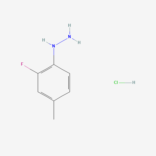 5052-05-1 (2-Fluoro-4-methylphenyl)hydrazine hydrochloride chemical structure