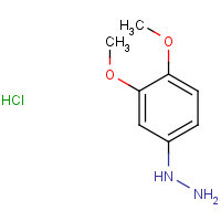40119-17-3 (3,4-Dimethoxyphenyl)hydrazine hydrochloride chemical structure