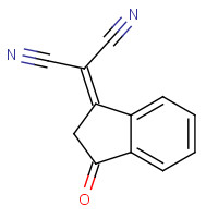 1080-74-6 (3-Oxo-2,3-dihydro-1H-inden-1-ylidene)malononitrile chemical structure