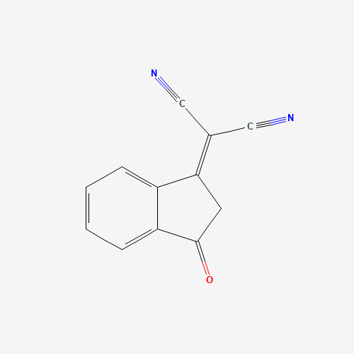 1080-74-6 (3-Oxo-2,3-dihydro-1H-inden-1-ylidene)malononitrile chemical structure