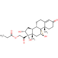 3797-62-4 (9ξ,11b,16a)-9-Fluoro-11,16,17-trihydroxy-3,20-dioxopregn-4-en-21-yl propionate chemical structure