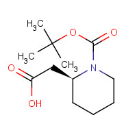 159898-10-9 [(2S)-1-(tert-Butoxycarbonyl)piperidin-2-yl]acetic acid chemical structure