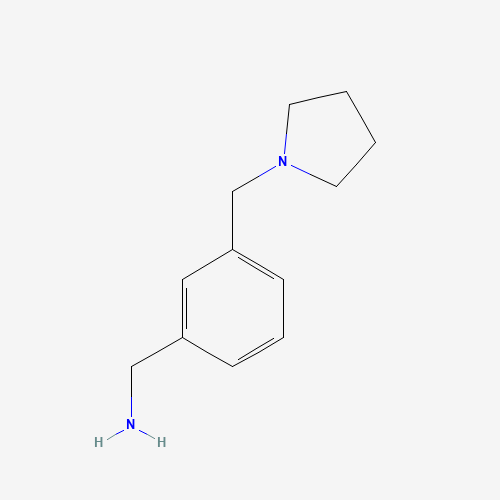 91271-78-2 [3-(1-pyrrolidinylmethyl)phenyl]methanamine chemical structure