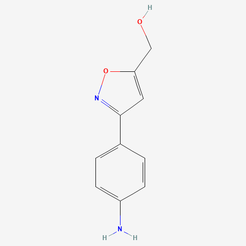 885273-66-5 [3-(4-Aminophenyl)-1,2-oxazol-5-yl]methanol chemical structure