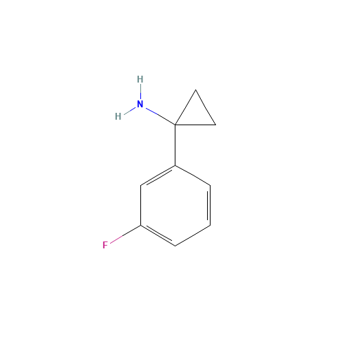 764647-70-3 1-(3-Fluorphenyl)cyclopropanamin chemical structure