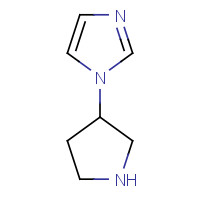 64074-20-0 1-(Pyrrolidin-3-yl)-1H-imidazole chemical structure