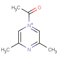 72797-17-2 1-Acetyl-3,5-dimethylpyrazin-1-ium chemical structure