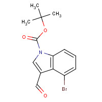 303041-88-5 1-Boc-4-Bromo-3-formylindole chemical structure