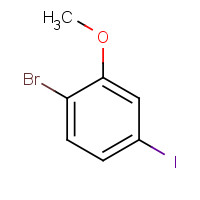 755027-18-0 1-Bromo-4-iodo-2-methoxybenzene chemical structure