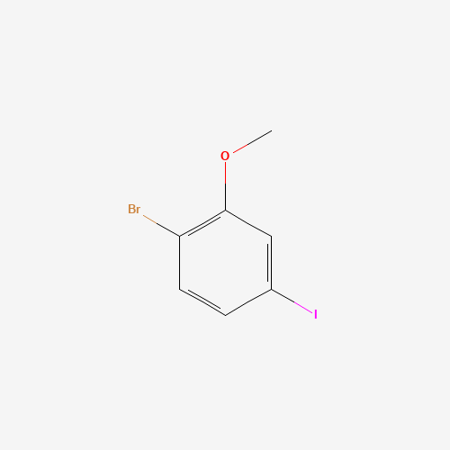 755027-18-0 1-Bromo-4-iodo-2-methoxybenzene chemical structure