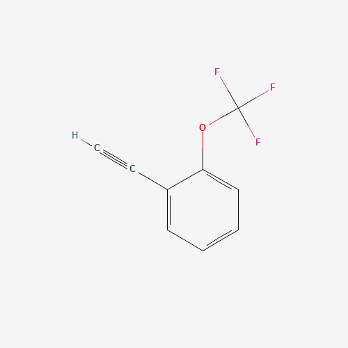 886363-40-2 1-ethynyl-2-(trifluoromethoxy)benzene chemical structure