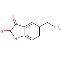 96202-56-1 1H-indole-2,3-dione, 5-ethyl- chemical structure
