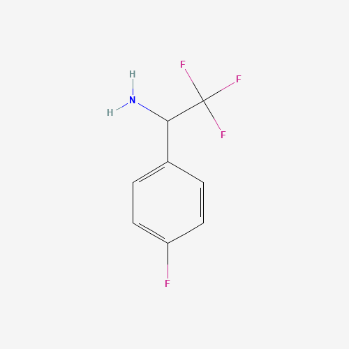 852443-99-3 2,2,2-Trifluor-1-(4-fluorphenyl)ethanamin chemical structure