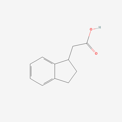 38425-65-9 2,3-dihydro-1h-inden-1-ylacetic acid chemical structure