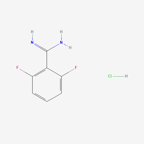 304867-43-4 2,6-Difluorobenzenecarboximidamide hydrochloride chemical structure