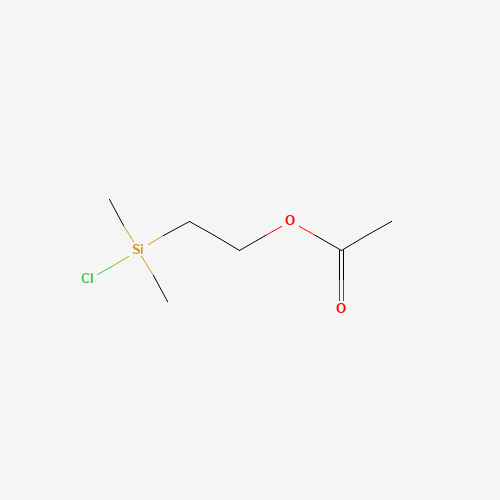 18306-45-1 2-[Chloro(dimethyl)silyl]ethyl acetate chemical structure