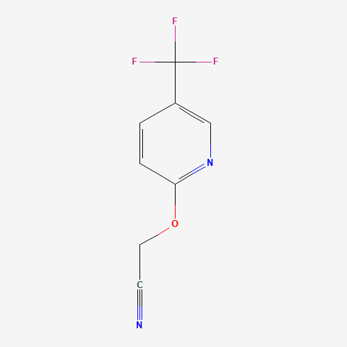 680593-95-7 2-{[5-(trifluoromethyl)-2-pyridyl]oxy}acetonitrile chemical structure