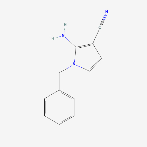 753478-33-0 2-Amino-1-benzyl-1H-pyrrole-3-carbonitrile chemical structure