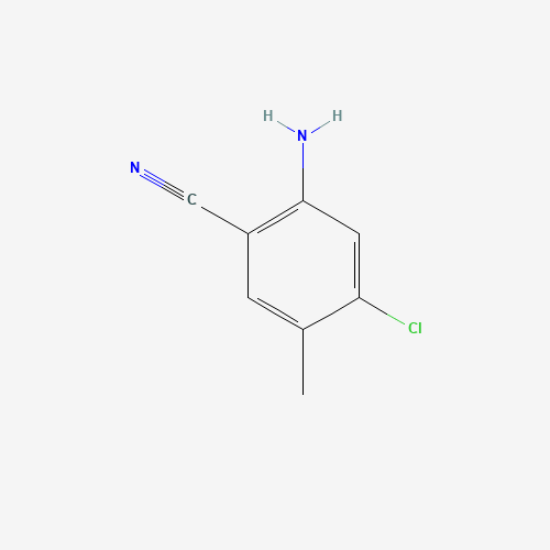 289686-80-2 2-Amino-4-chloro-5-methylbenzonitrile chemical structure