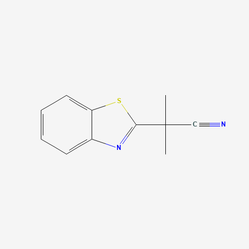 66277-05-2 2-Benzothiazol-2-yl-2-methylpropionitrile chemical structure