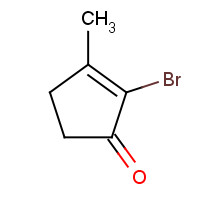 80963-36-6 2-Bromo-3-methylcyclopent-2-en-1-one chemical structure