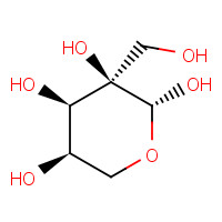 4573-78-8 2-C-(Hydroxymethyl)-b-D-ribopyranose chemical structure