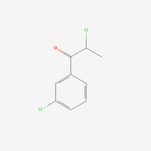 34841-41-3 2-Chloro-1-(3-chlorophenyl)-1-propanone chemical structure