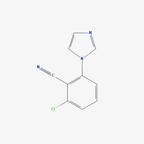 287176-53-8 2-chloro-6-(1H-imidazol-1-yl)benzonitrile chemical structure