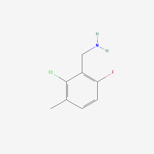 261762-85-0 2-Chloro-6-fluoro-3-methylbenzylamine chemical structure