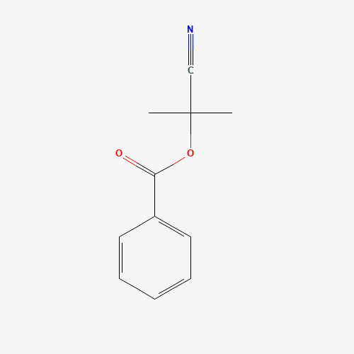 32379-42-3 2-Cyano-2-propanyl benzoate chemical structure