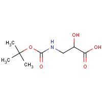 218916-64-4 2-Hydroxy-3-({[(2-methyl-2-propanyl)oxy]carbonyl}amino)propanoic acid chemical structure
