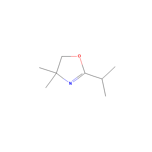 34575-25-2 2-Isopropyl-4,4-dimethyl-4,5-dihydro-1,3-oxazole chemical structure